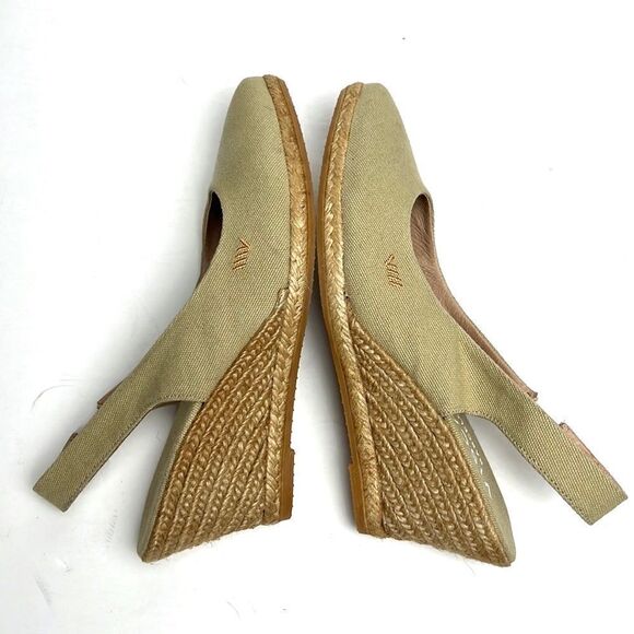 NWOB VISCATA  Barcelona Canvas Sandal Wedged Canvas Espadrilles sz 38 US 6,5 - 7 - Picture 7 of 16
